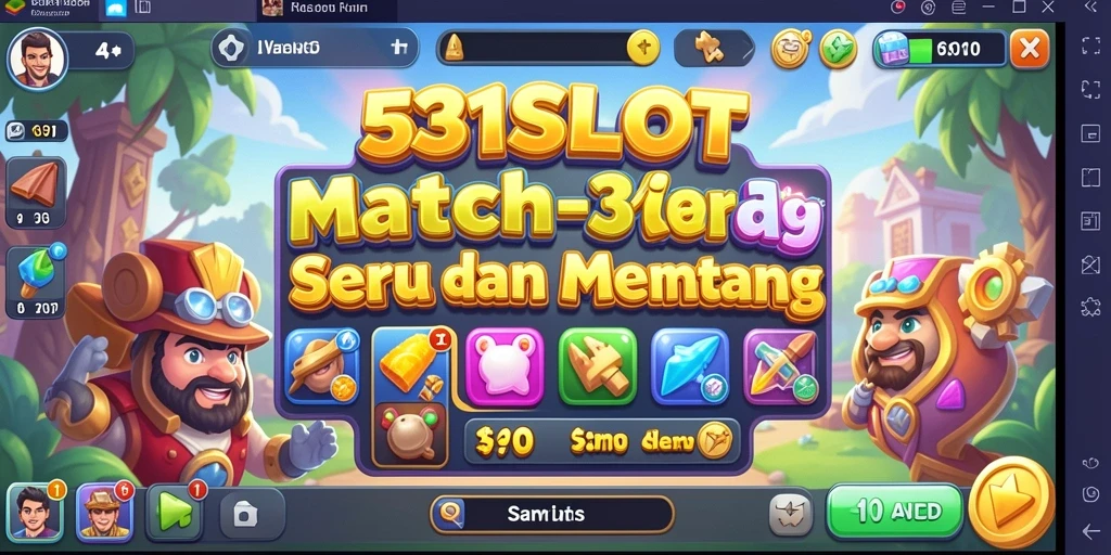 Tangkap momen seru saat mencocokkan simbol di 531SLOT.