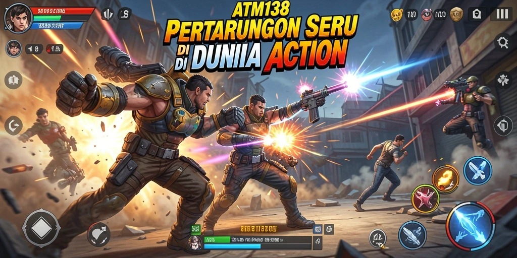 Tampilan menarik dari gameplay seru di ATM138 yang menampilkan aksi pertarungan.