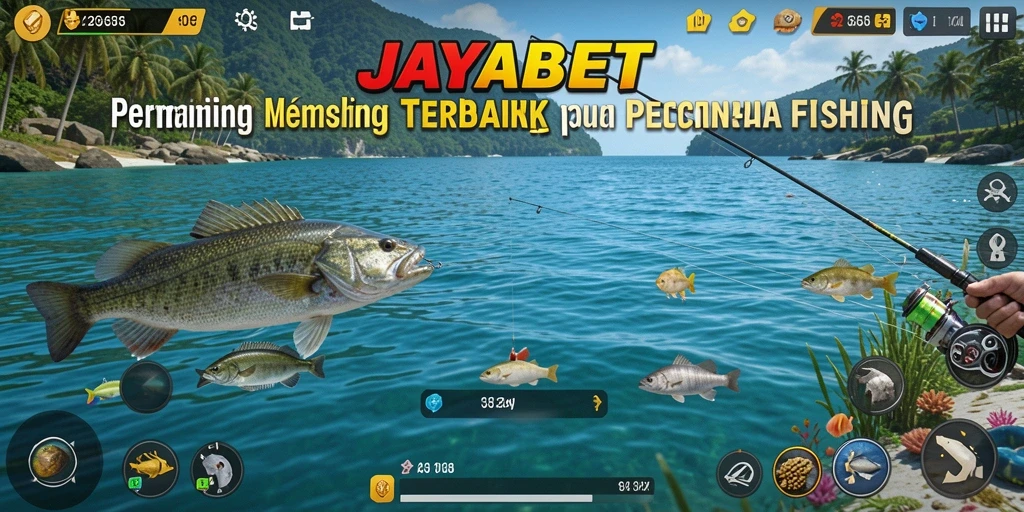 Screenshot gameplay JAYABET yang menarik dengan aksi memancing.