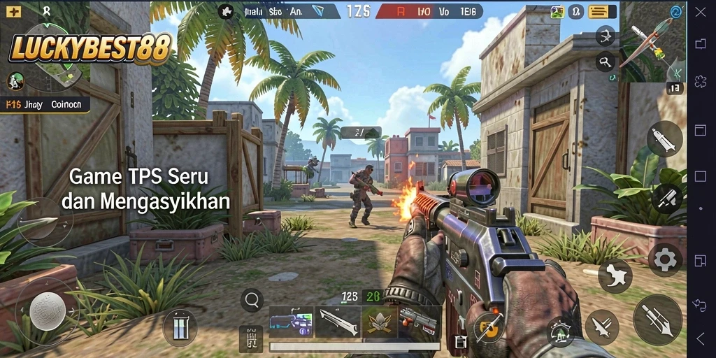 Tampilan gameplay seru di LUCKYBEST88 dengan aksi mendebarkan.