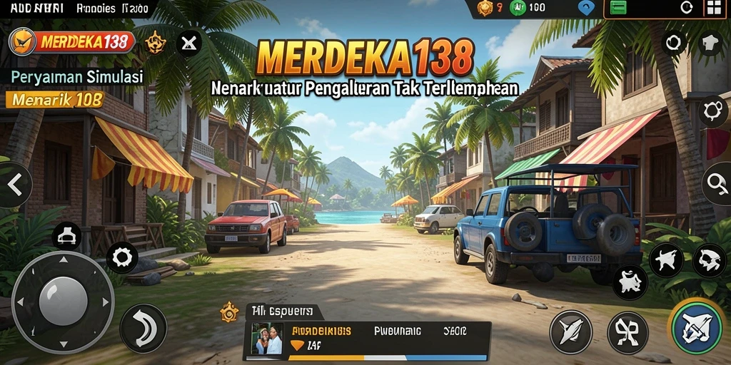 Screenshot gameplay menunjukkan interaksi seru di MERDEKA138.