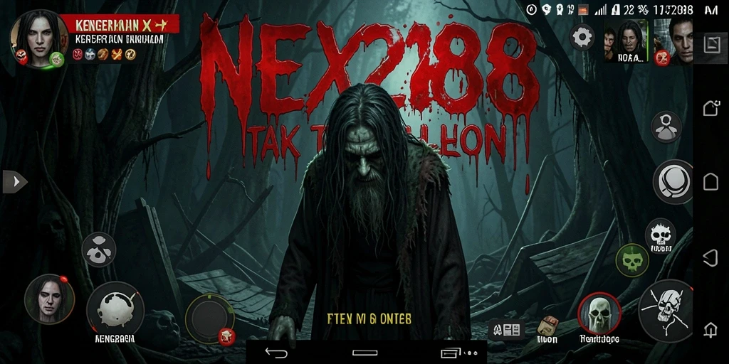 Screenshot menarik dari gameplay NEX288 yang menunjukkan suasana mencekam.