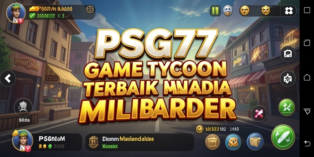 Tampilan menarik dari gameplay Tycoon yang seru dan adiktif.