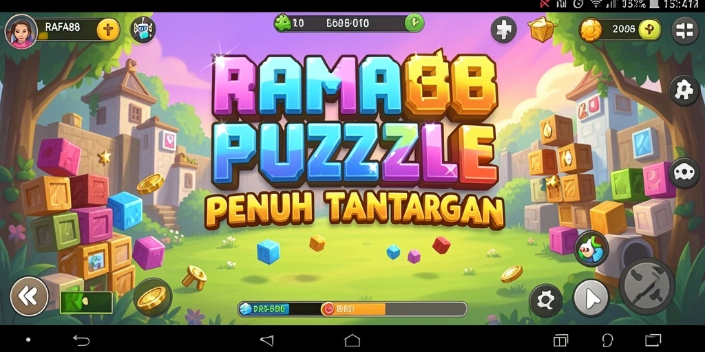Tampilan gameplay menantang dari RAFA88 yang penuh warna.