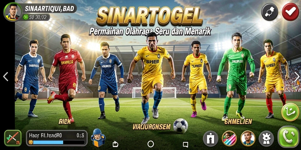 Tampilan menarik dari gameplay SINARTOGEL dalam pertandingan olahraga.