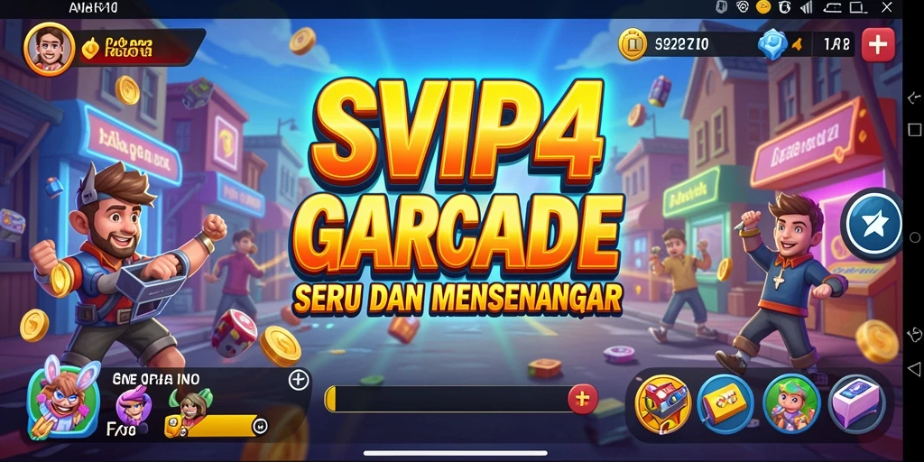 Tampilan utama gameplay SVIP4 yang seru dan penuh aksi.
