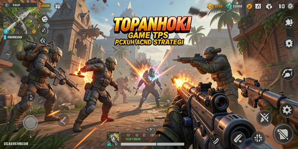 Tangkapan layar gameplay seru TOPANHOKI dengan aksi mendebarkan.